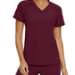Women's 4-Pocket V-Neck Top - 950 - Wine (Burgundy)