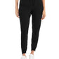 Women's 6-Pocket Hi-Low Leg Cuffs Jogger Pant - WB415 - Black