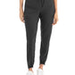 Women's 6-Pocket Hi-Low Leg Cuffs Jogger Pant - WB415 - Pewter