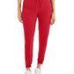 Women's 6-Pocket Hi-Low Leg Cuffs Jogger Pant - WB415 - Racing Red