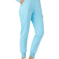Women's Knitted Waistband Jogger Pant - WB420 - Island Blue