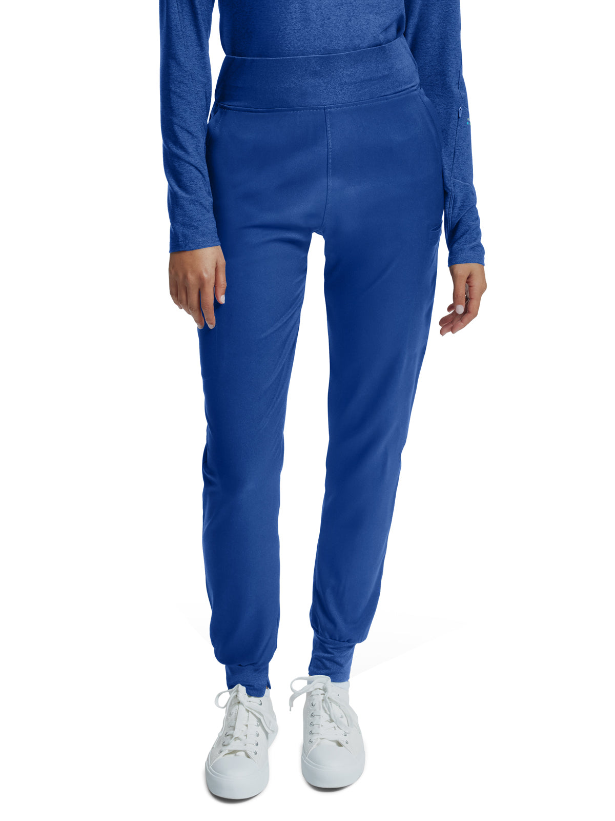 Women's Knitted Waistband Jogger Pant - WB420 - Royal