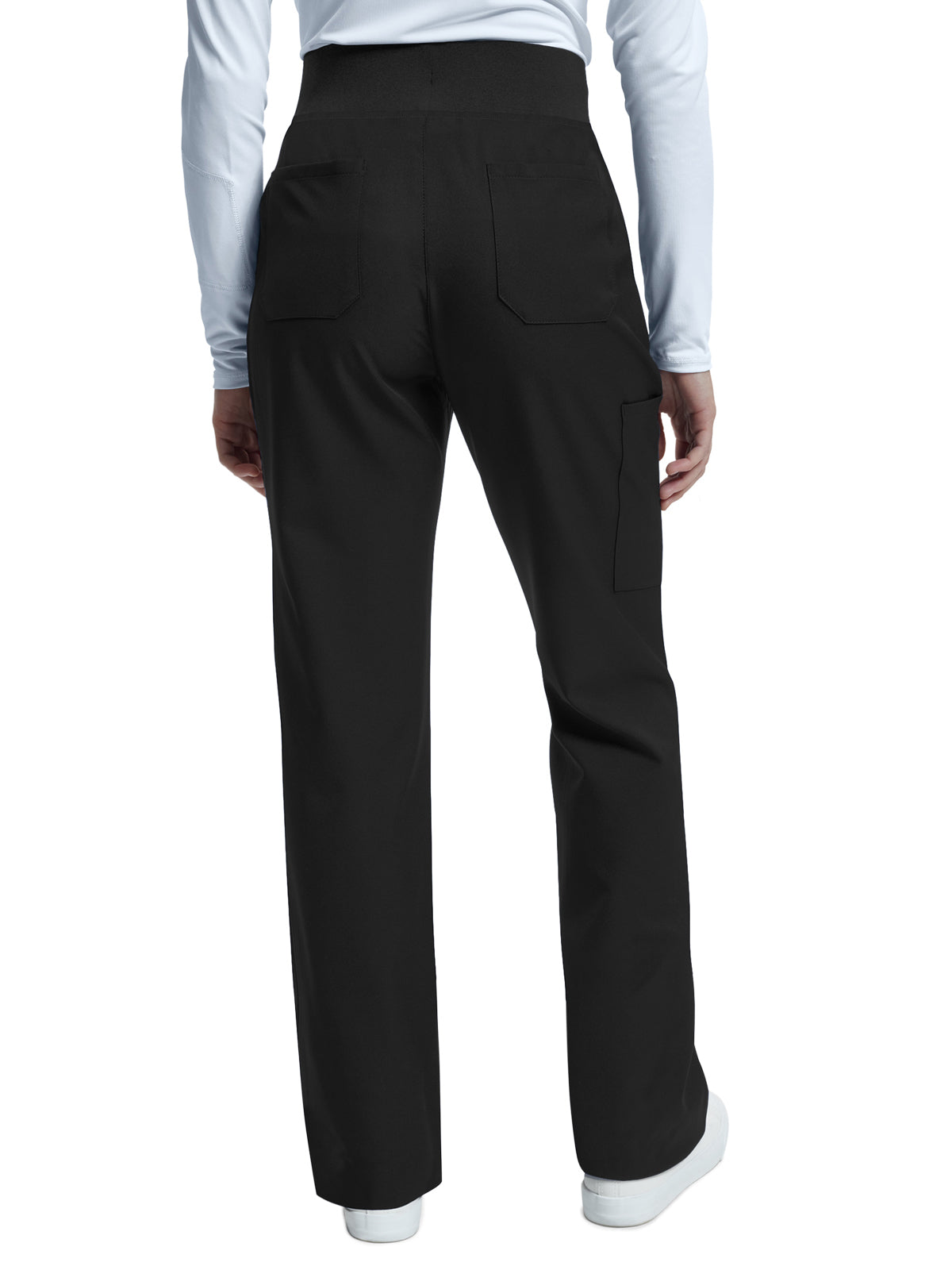 Women's Wide-Leg 6-Pocket Pant - WB421 - Black