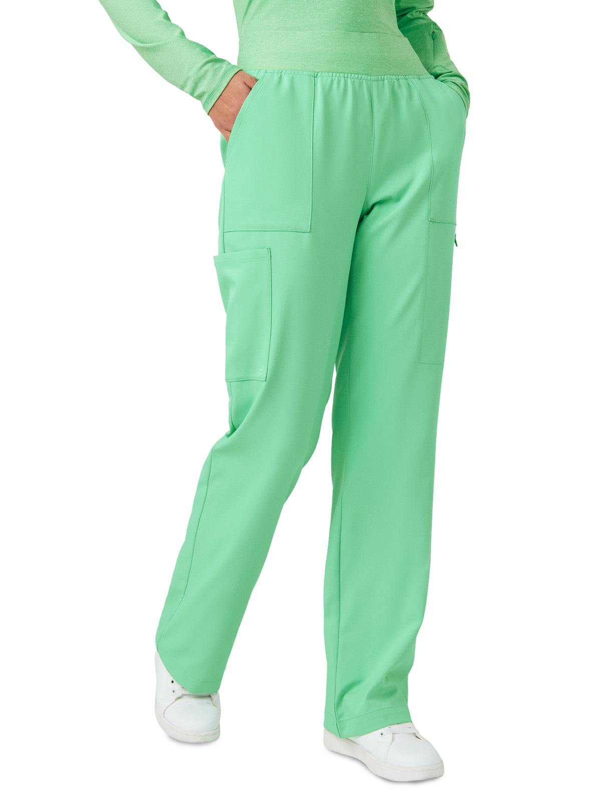 Women's Wide-Leg 6-Pocket Pant - WB421 - Mint Julep