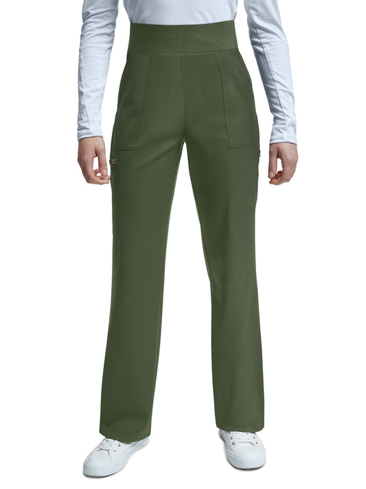 Women's Wide-Leg 6-Pocket Pant - WB421 - Olive