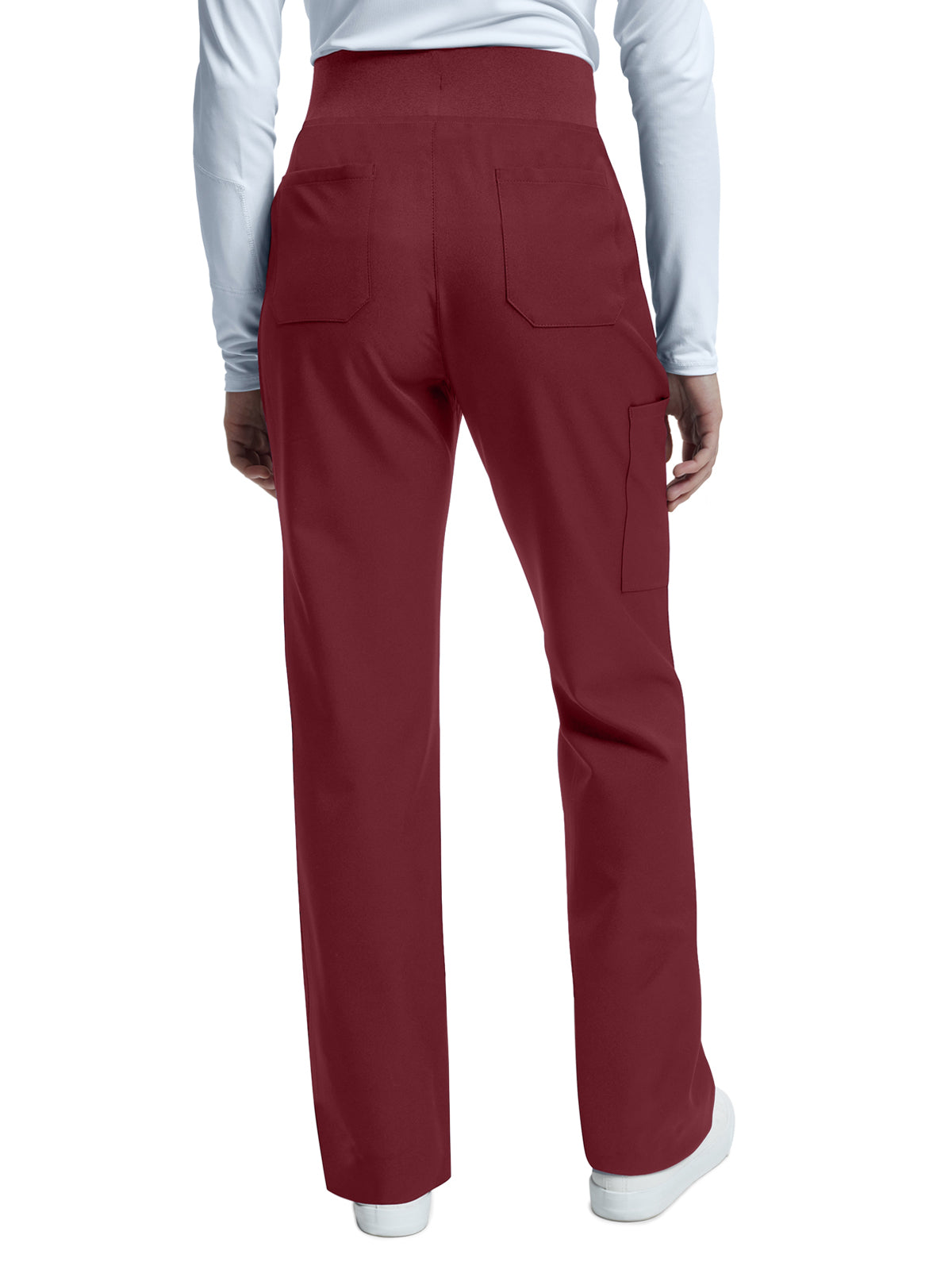 Women's Wide-Leg 6-Pocket Pant - WB421 - Wine