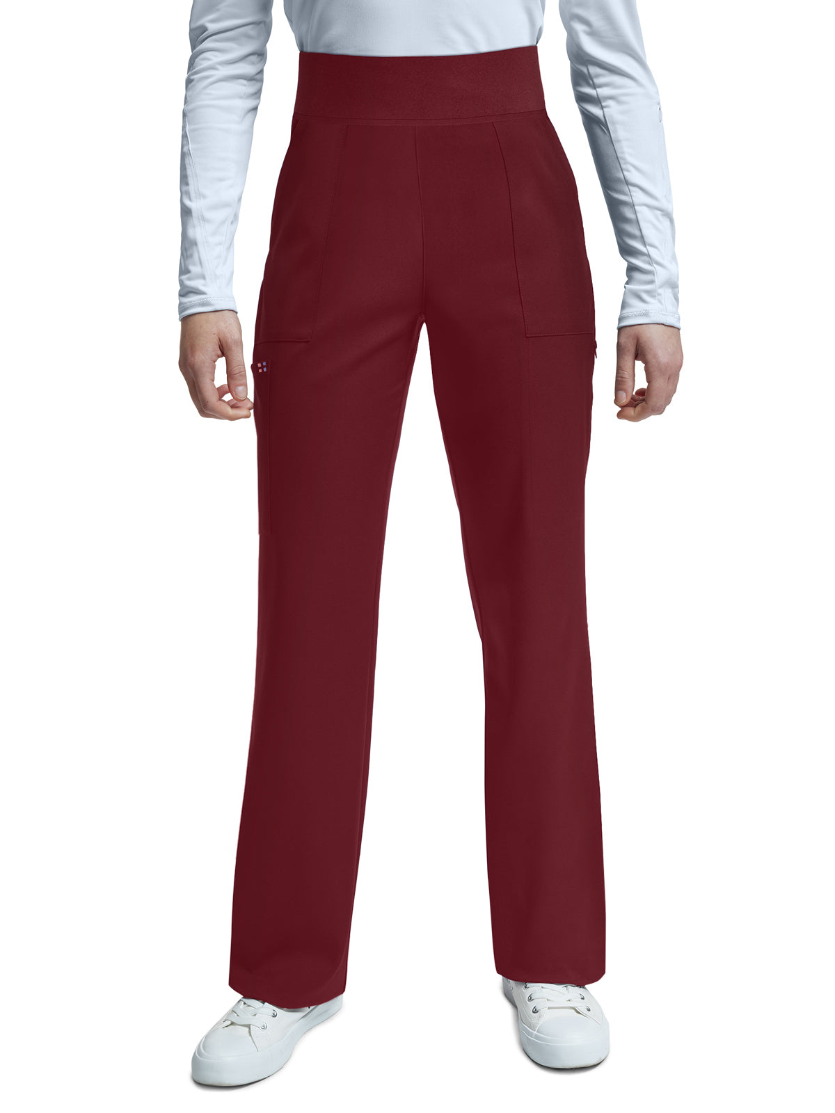 Women's Wide-Leg 6-Pocket Pant - WB421 - Wine