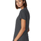 Women's 2-Pocket Wrinkle Resistant V-Neck Top - WT110 - Dark Pewter