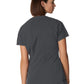 Women's 1-Pocket Tuckable V-Neck Top - WT114 - Dark Pewter