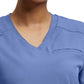 Women's Knit Collar V-Neck Top - WT119 - Ceil