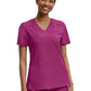 Women's Knit Collar V-Neck Top - WT119 - Electric Purple