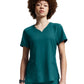 Women's Curved V-Neckline Top - WT121 - Caribbean