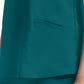 Women's Curved V-Neckline Top - WT121 - Caribbean