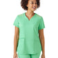 Women's Curved V-Neckline Top - WT121 - Mint Julep