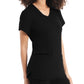 Women's 3-Pocket V-Neck Top - WT127 - Black