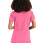 Women's 3-Pocket V-Neck Top - WT127 - Dancing Blossom