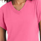 Women's 3-Pocket V-Neck Top - WT127 - Dancing Blossom