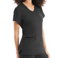 Women's 3-Pocket V-Neck Top - WT127 - Pewter