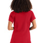 Women's 3-Pocket V-Neck Top - WT127 - Racing Red
