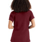 Women's 3-Pocket V-Neck Top - WT127 - Wine