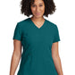 Women's 3-Pocket Princess Seams V-Neck Top - WT134 - Caribbean