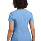 Women's 3-Pocket Princess Seams V-Neck Top - WT134 - Ceil Blue