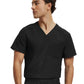 Men's Tuck-In V-Neckline Top - WT150 - Black