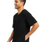 Men's 4-Pocket V-Neck Top - WT151 - Black