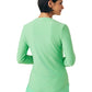Women's Shirttail Hemline Underscrub Tee - WT311 - Heather Mint Julep