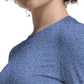Women's Shirttail Hemline Underscrub Tee - WT311 - Heather Ceil