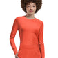 Women's Shirttail Hemline Underscrub Tee - WT311 - Heather Coral Sunset
