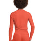 Women's Shirttail Hemline Underscrub Tee - WT311 - Heather Coral Sunset