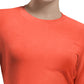 Women's Shirttail Hemline Underscrub Tee - WT311 - Heather Coral Sunset
