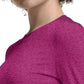 Women's Shirttail Hemline Underscrub Tee - WT311 - Heather Electric Purple