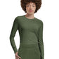 Women's Shirttail Hemline Underscrub Tee - WT311 - Heather Olive