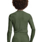 Women's Shirttail Hemline Underscrub Tee - WT311 - Heather Olive
