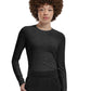 Women's Shirttail Hemline Underscrub Tee - WT311 - Heather Pewter