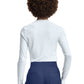 Women's Shirttail Hemline Underscrub Tee - WT311 - White