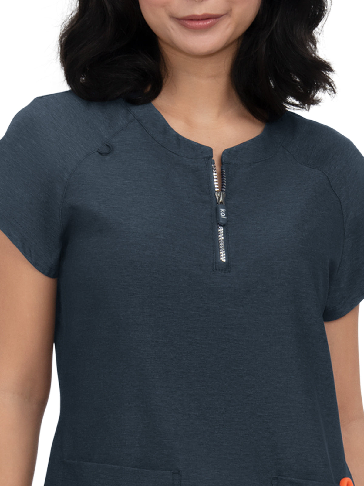 Women's Zipper Neck Top