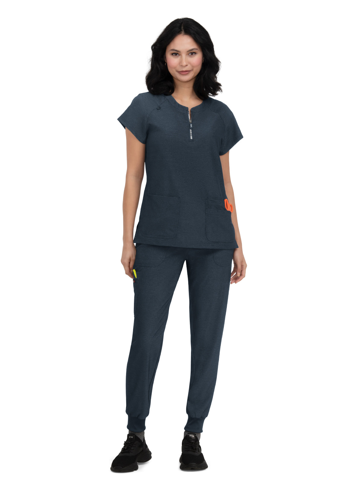 Women's Zipper Neck Top