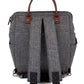 Water-Resistant Clinical Backpack - NB003 - Heather Grey