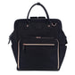 Lightweight Water-Resistant Backpack - SJB1 - Black Rose Gold