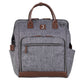 Lightweight Water-Resistant Backpack - SJB1 - Heather Grey