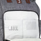 Lightweight Water-Resistant Backpack - SJB1 - Heather Grey